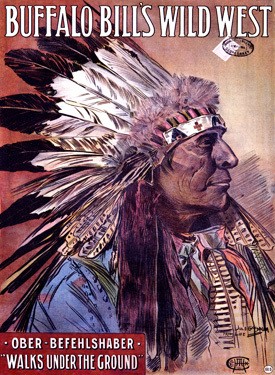 Buffalo Bill Wild West Indian Poster