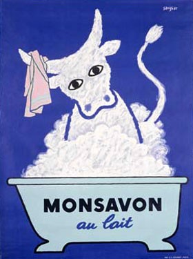 Monsavon au lait Poster