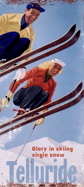 Glory in Skiing Virgin Snow