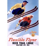 1954 Deer Lodge Flexible Flyer Ski